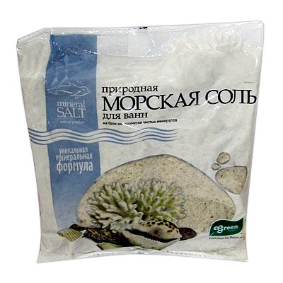 ГРИН ПРОМ Грин Пром Соль морская Природная Микроэлементы пакет полиэтиленовый 1кг