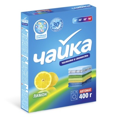 Сонца Чайка *Стиральный порошок 0.4кг Автомат Лимон