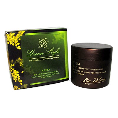 Green Style * Крем Экстрапитательный ночной для сух/Чувств 45г