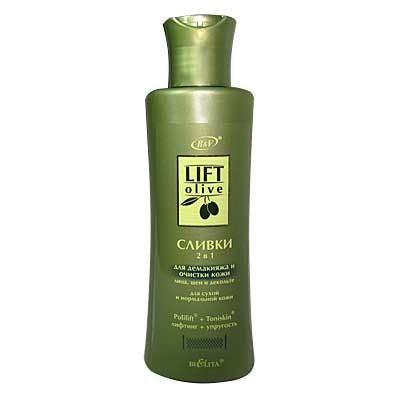 Белита Lift Olive  Lift OLIVE Сливки 2 в 1 для демакияжа для сух.и норм.кожи 150мл