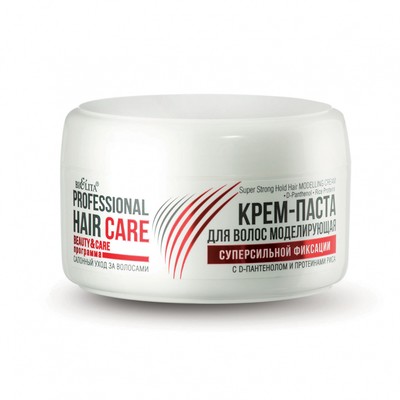 Белита Hair Care  Крем-паста для волос  МОДЕЛИРУЮЩАЯ суперсильная фиксация 85г