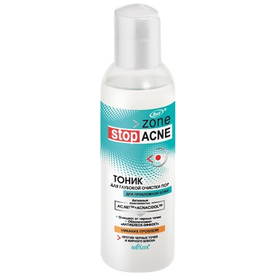 Белита Zone Stop Acne  Тоник для Глубокой Очистки пор 150мл