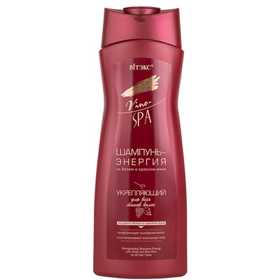 Витэкс Vino-SPA  VINO-SPA Шампунь-энергия на белом/красном вине для укр всех 500мл