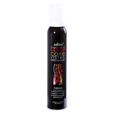 Белита Color Care  Пена для укладки окрашенных волос Суперсильная фиксация 200мл
