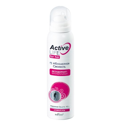 Белита Active Life  Women Дезодорант-антиперспирант Абсолютная Свежесть 150мл
