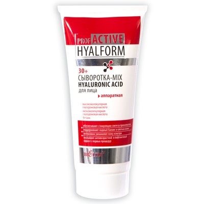 Белита Prof Active Hyalform PROF Active Hyalform Аппаратная Сыворотка-MIX HYALURONIC ACID для лица 200МЛ