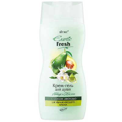 Витэкс Exotic Fresh Juise  Exotic Fresh Крем-гель для душа Авокадо и Жасмин 515мл
