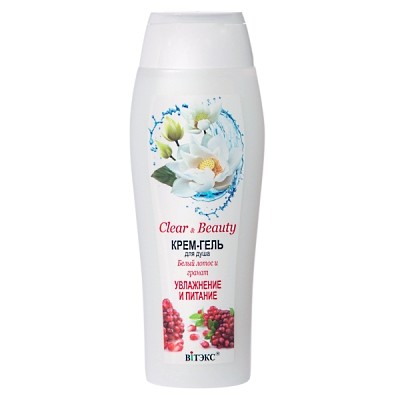 Витэкс Clear & Beauty * Clear&Beauty Гель-крем для душа Увлажнение и Питание 500мл