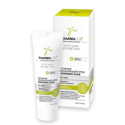 Витэкс Pharmacos  Крем Biodermin Acne Активный Увлажняющий 50мл