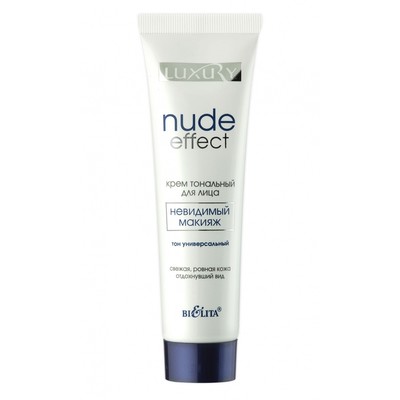 Белита Luxury  Крем Тональный Невидимый макияж LUXURY Nude Effect Универсальный 30мл