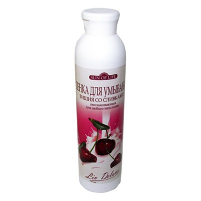 Liv Delano Sun of Life *Sun of life Пенка для умыв Вишня со сливками омол для всех 250гр