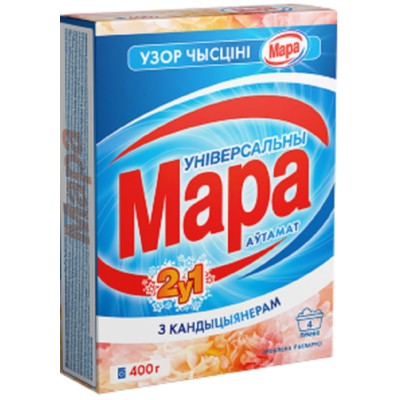 Сонца Мара Стиральный порошок 0,4кг Автомат Универсальный с кондиционером 2в1