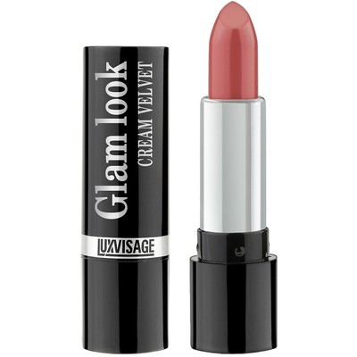 LUX visage Glam look Помада для губ кремовая cream velvet 305 ягодный щербет