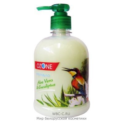 РОМАКС  OZONE Крем-мыло Aloe Vera&Eucalyptus 500г