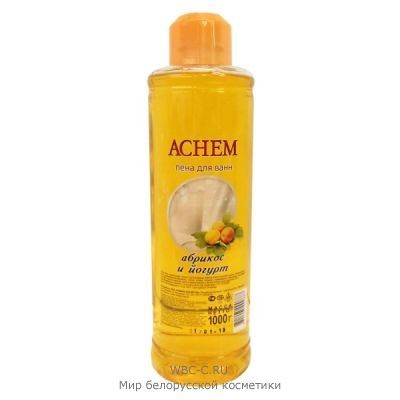 РОМАКС  Пена для ванн Achem Абрикос и йогурт 1000г
