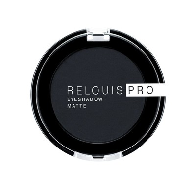 Relouis PRO  Тени для век eyeshadow MATTE 17 Carbon