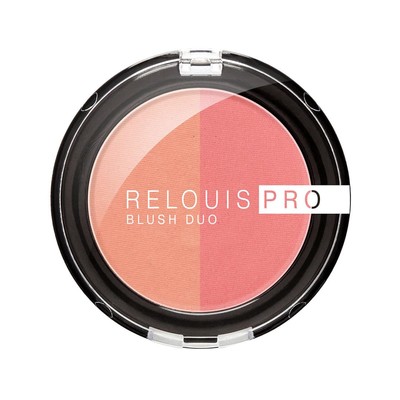 Relouis PRO  Румяна компактные Blush Duo тон 201