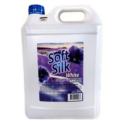 РОМАКС  Soft Silk Средство для стирки жидкое для Белого белья 5л