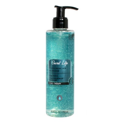 BIO WORLD SECRET LIFE  Secret Life Hydro Therapy Гель-Мусс для умывания с гиалуроновой кислотой 250мл