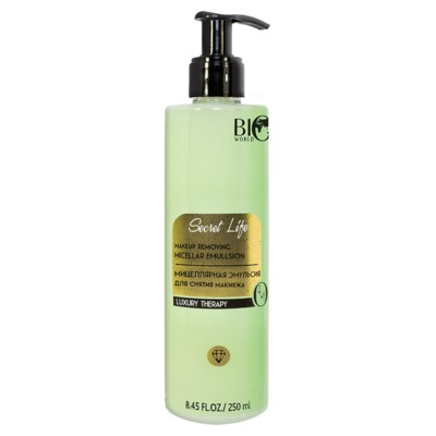 BIO WORLD SECRET LIFE * Secret Life Luxury Therapy Эмульсия Мицеллярная для сн макияжа 250мл