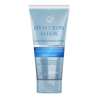 Liv Delano Hyaluron Elixir * Крем для лица Отбеливающий Гиалуроновый 50г