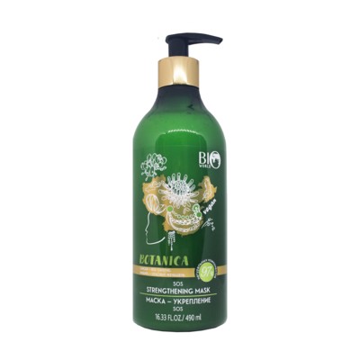 BIO WORLD BOTANICA * Botanica Маска-Укр для волос Имбирь-Красный женьшень 490мл