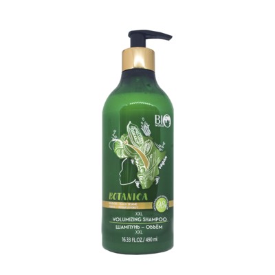 BIO WORLD BOTANICA * Botanica Шампунь-Объем Ревень-Черный кунжут 490мл