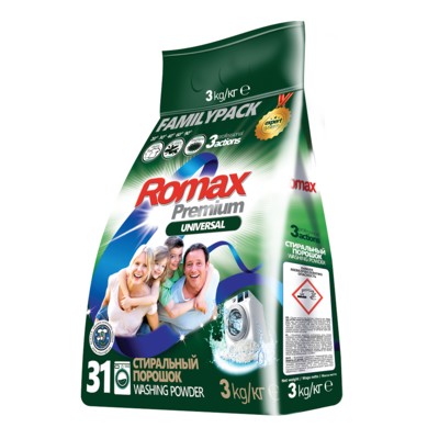 РОМАКС Romax Стиральный порошок Premium Universal 3кг