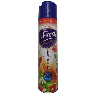 РОМАКС  I-Fresh Аэрозольный Освеж возд Антитабак 300мл