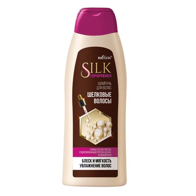 Белита SILK+MILK протеин * SILK протеин Шелковые волосы Шампунь для волос 500мл