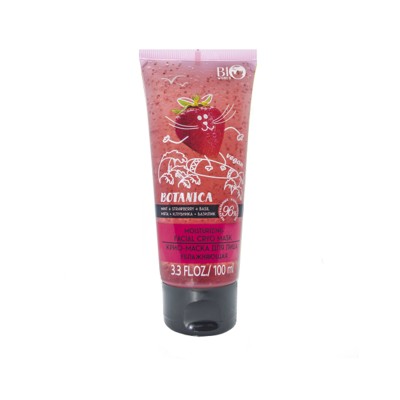 BIO WORLD BOTANICA * Botanica Крио-Маска для лица Увл Мята/Клубника/Базилик 100мл