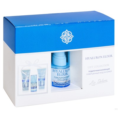 Liv Delano Hyaluron Elixir * Набор№2 (Крем для век+Крем Дн+Крем Ночн)