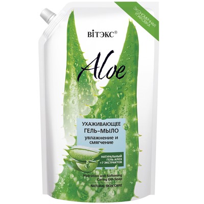 Витэкс ALOE 97%  Гель-мыло Ухаживающее Увл/смягчение 750мл дой-пак