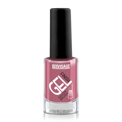 LUX visage Gel finish  Лак для ногтей GEL finish т 15 Темно-розовый