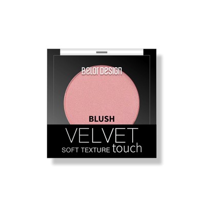 Belor Design  Румяна VELVET TOUCH 102 Розово-персиковый