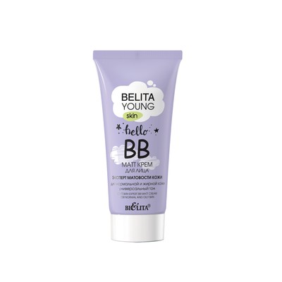 Белита Young Skin  Крем для лица ВВ-matt Эксперт матовости для норм/жирн кожи 30мл