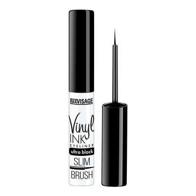 LUX visage  Подводка для глаз Vinyl INK ultra black