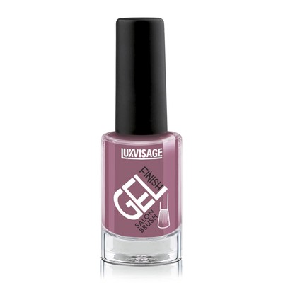LUX visage Gel finish  Лак для ногтей GEL finish т 23 Лилово-сливовый