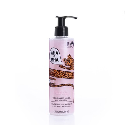 BIO WORLD SECRET LIFE  Гель-пилинг для умывания с AHA и BHA-кислотами 250мл
