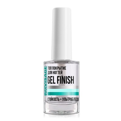 LUX visage  Топ покрытие для ногтей GEL FINISH 9 г