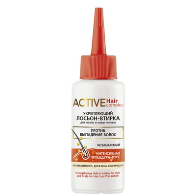 Витэкс ACTIVE HairComplex Лосьон-втирка  для волос и кожи головы укрепляющий ПРОТИВ ВЫПАДЕНИЯ ВОЛОС несмываемый 80 мл