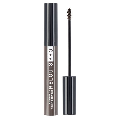 Relouis  Гель для бровей водостойкий оттеночный PRO Waterproof Color Brow Gel тон 04 Dark brown