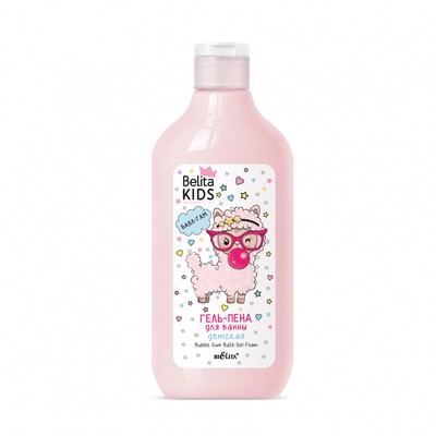 Белита Belita Kids.Для девочек  Kids Для девочек гель-пена для ванны Бабл Гам 300мл