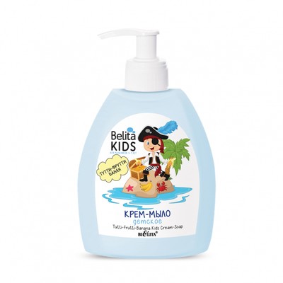 Белита Belita Kids.Для мальчиков  Kids Для мальчиков детское крем-мыло Тутти-Фрутти-Банан 300мл