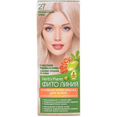 Фито линия Herb's Planet Фито линия Крем-краска Herbs Planet стойкая для волос тон 27