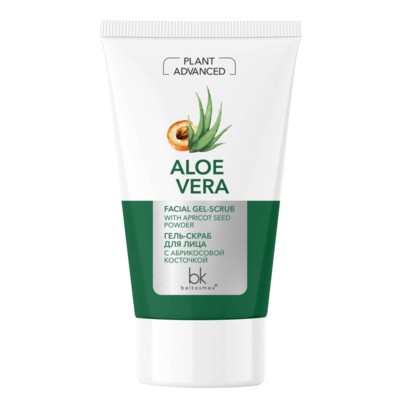 Belkosmex Plant Advanced Aloe Vera  Advanced Aloe Vera Гель-скраб для лица с абрикосовой косточкой 120г