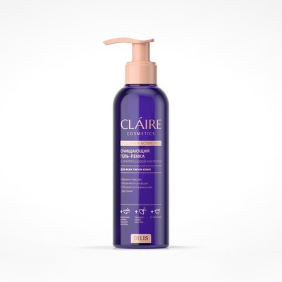 Dilis Collagen Active Pro CLAIRE Гель-Пенка Очищающая 195мл