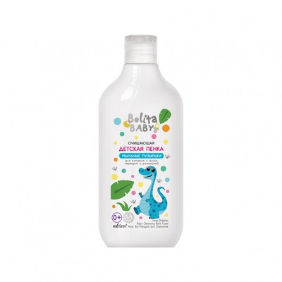 Белита Belita baby 0+  baby 0+ Пенка детская для купания с алоэ чередой и ромашкой Мыльные пузырьки 300мл
