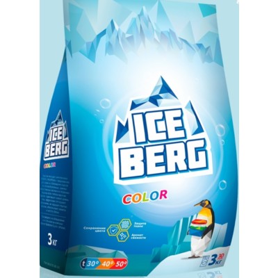 ICEBERG BARHIM Стиральный порошок COLOR для всех видов стирки 3кг