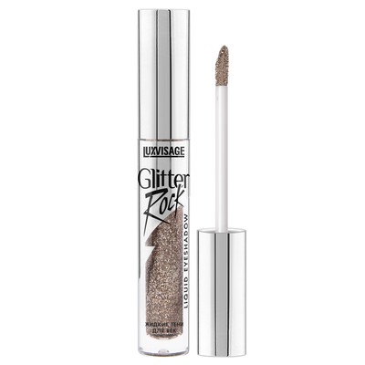 LUX visage GLITTER ROCK Жидкие тени для век 304 Ice Brown